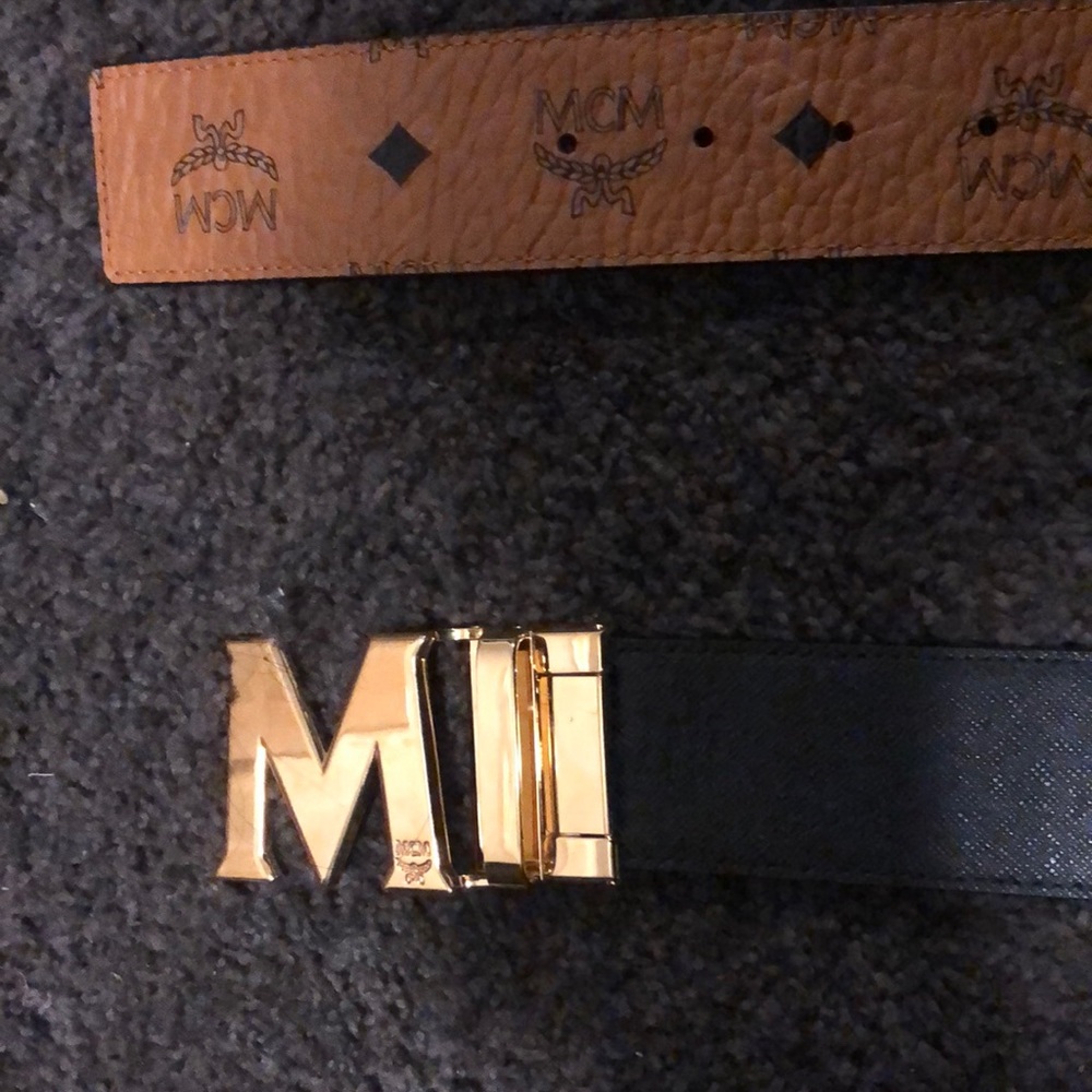 Tan MCM Belt